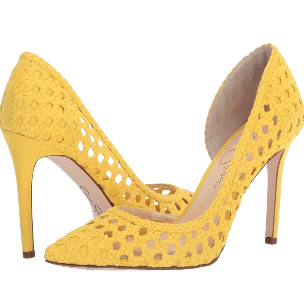 Jessica Simpson Yellow Pumps